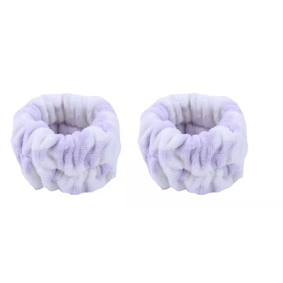 NWT The Big One® 5-Piece Solid Texture Bath Wrap Set - IVORY LAVENDER FLORAL - Picture 5 of 7